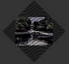 Patch Art Werk "Karo" mit Foto
                  "Black Water Bridge"