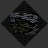 Patch
                  Art Werk "Karo" mit Foto "Molls
                  Gap"