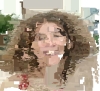 Patch Art Werk "Verzerrt" mit
                    Foto "Jaqueline"