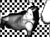 Patch Art Werk "Muster" mit
                    Foto "Girl 5"